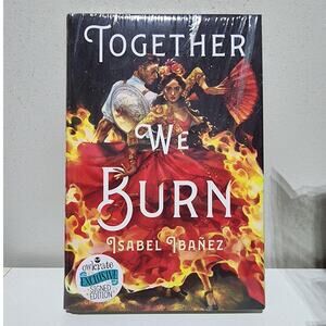 Owlcrate Together We Burn by Isabel Ibanez Exclusive Hardcover Book Signed